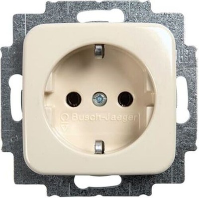 Busch-Jaeger 20EUC-212 SCHUKO Steckdosen-Einsatz Busch-Duro 2000 SI cremeweiß