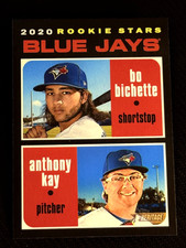 2020 Topps Heritage Blue Jays ROOKIE STARS Bo Bichette, Anthony Kay item 1