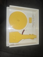 Vintage Fisher-Price Music Box Record Player toy Works 