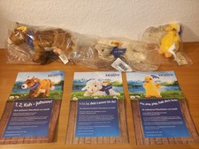 3x Steiff Krumbach Kuh 991493 Lamm 991943 Küken 991486 Sammler neu