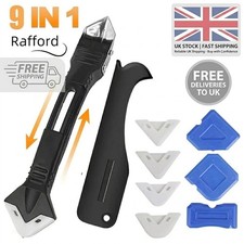 5 in 1 Silicone Sealant Remover Tool Kit Set Scraper Caulking Mould Removal DIY