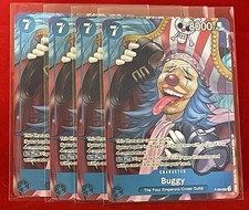 One Piece Promo - Buggy P-084 x4 ENG - Starter Deck 25: BLUE Buggy ST-25 