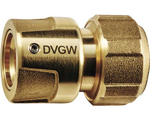 "Plus-SchlauchstüCk Geka Trinkwasser Messing Dvgw GeprüFt 13 Mm (1/2\")"-image