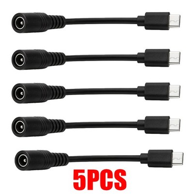 5pcs for HP DELL 100W  7.4mm Power Adapter Converter Cable To USB-C Port New