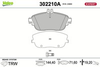 Bremsbelagsatz BremsklöTze Vorderachse FüR Mercedes-Benz B-Klasse W246