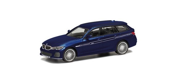 Herpa 430906-002 - 1/87 Bmw Alpina B3 (G21) Touring, Tansanitblau Metallic - Neu-image