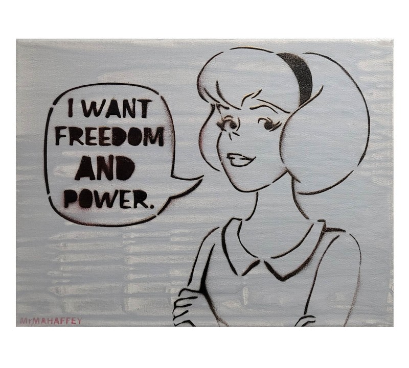 Sabrina the Teenage Witch Art, Pop Art, Protest Art, graffiti, street art