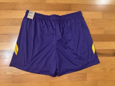 New XXL Nike Kobe Dri-Fit Basketball Shorts Purple Gold Yellow