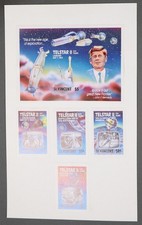 MayfairStamps St. Vincent Telstar II John F Kennedy Souvenir Sheet aaz_24753