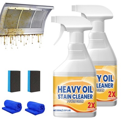 2Pcs Kitchen Heavy Oil Cleaner Spray, 2026 New All Purpose Kitchens Heavy Oil...