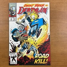 Deathlok #9 Marvel VF 1992 Ghost Rider Nightmare