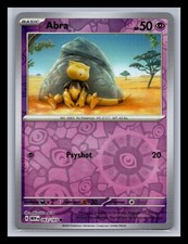 Pokémon TCG 151 Abra 063/165 NM Reverse Holo