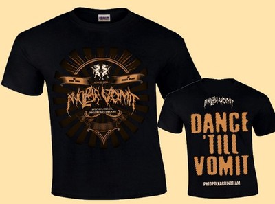 Nuclear Vomit Rar Unworn Shirt Death Metal Prostitute Disfigurement Lividity