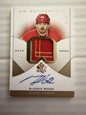 Mackenzie Weegar- 2024-25 SP Authentic UD Authentics 22/49 Patch Auto UDAP-MW