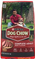 Dog Chow Complete Adult with Beef Flavor Dry Dog Food, 40-lb bag 0.69 per pound