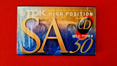 Audiokassetten  TDK SA- 50 for CD   Tapedeck Music Cassette 1 Stück! OVP! Selten