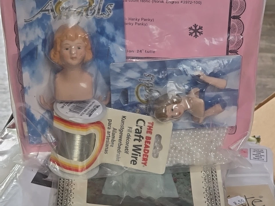 Hardanger Ángeles de Fe Esperanza y Caridad Patrón Hanky Panky Designs HPD-49 Foto 4 de 4