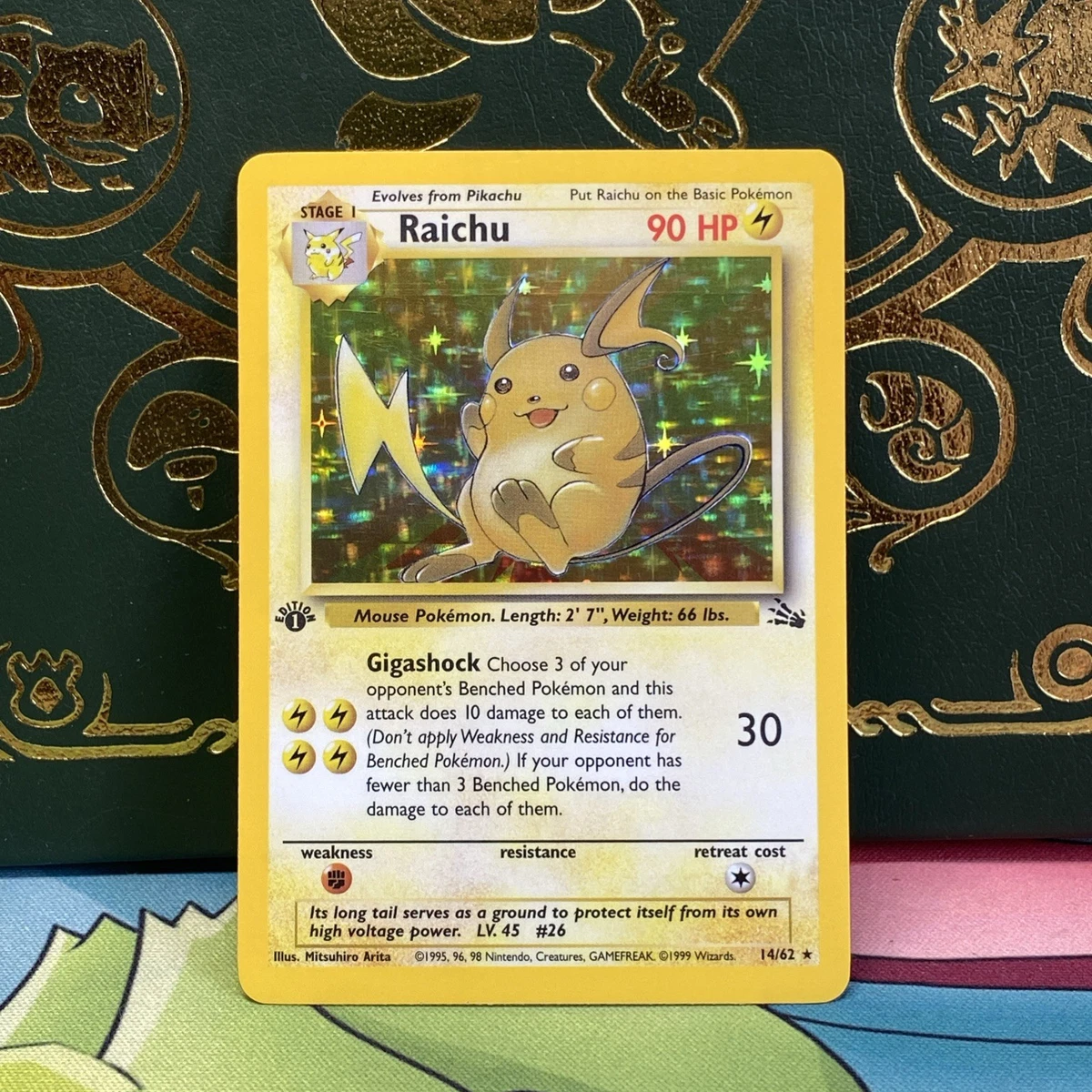 Raichu Pokémon Individual Cards with Holo for sale - eBay