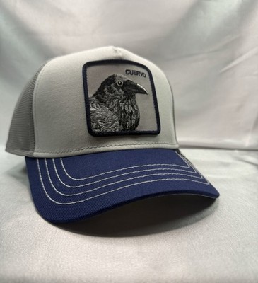 Goorin Bros Cuervo Tricolor Trucker Hat – Gray Crown | Blue  display picture 1
