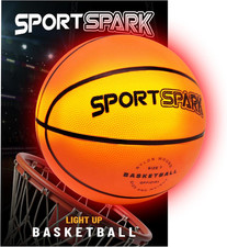 Light up Basketball - Glow in the Dark Ball - Outdoor Sports Birthday Gift