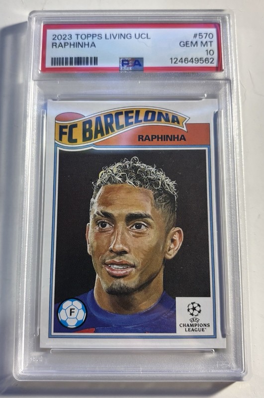 Raphinha Topps Living PSA 10 Pop 1