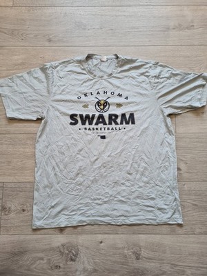 Vintage Oklahoma Swarm Basketball T-Shirt Grau Herren L Sport Tek 