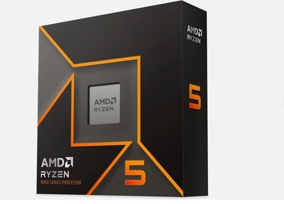 AMD Ryzen 5 9600X Processor (Zen 5) 6-Core 3.9GHz AM5 65W CPU 100-100001405WOF