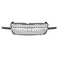 Chrome Front Grille For Silverado 150025003500 Hd 2003-2007 05 Honeycomb Style Chrome Front Grille For Silverado 150025003500 Hd 2003-2007 05 Honeycomb Style
