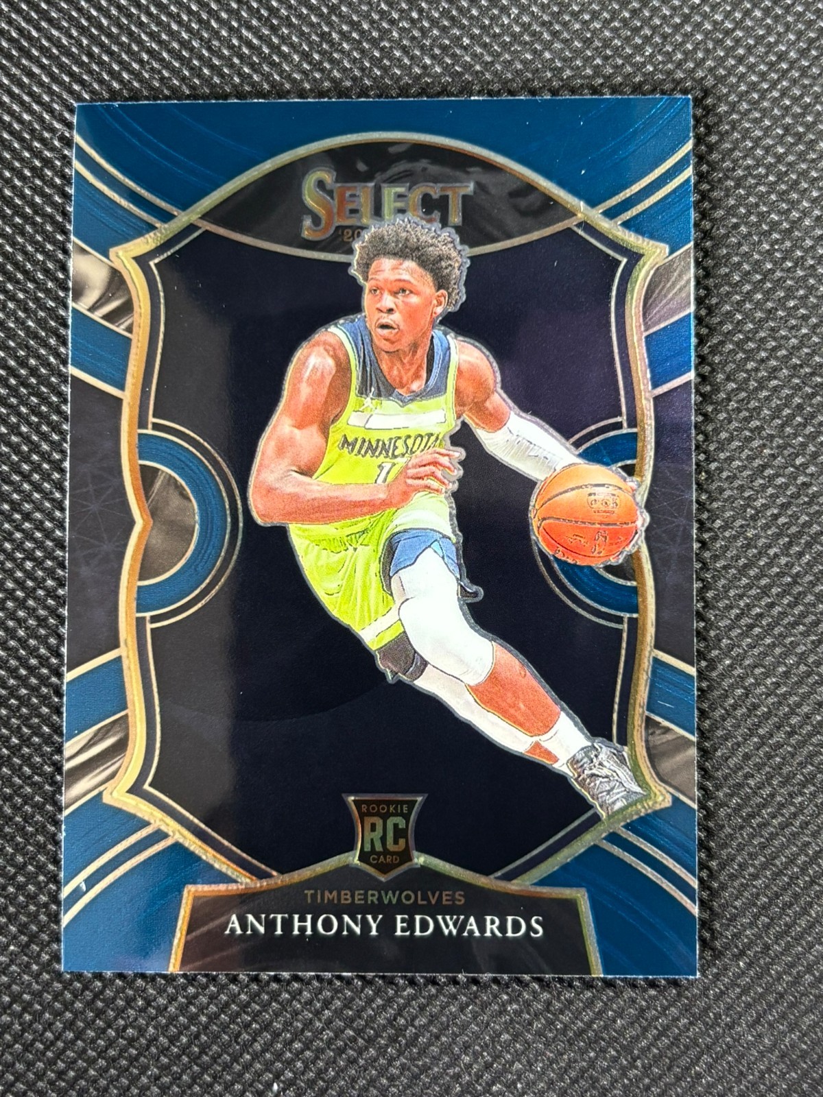 2020-21 Panini Select Concourse Anthony Edwards RC #61 Blue Timberwolves