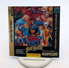 X Men vs Street Fighter Sega Saturn Japanese Version NO RAM
