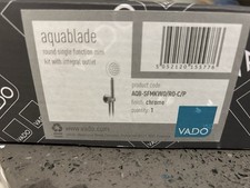 Vado Aquablade Round Mini Shower Kit With Outlet - Chrome