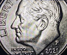 1 Roll Scarface Error Dimes Variety OF Years And Mints Die Chip 