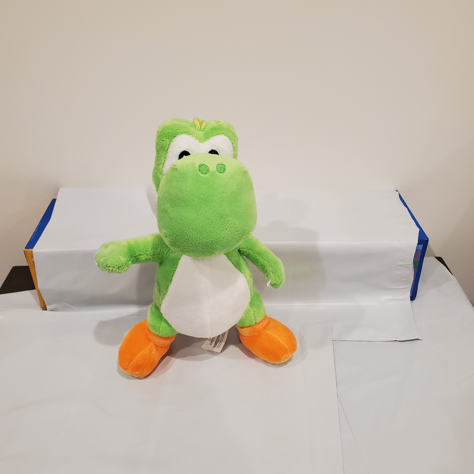 Super Mario World Plush Green Yoshi Soft Toy Stuffed Plush Animal Doll 10" New