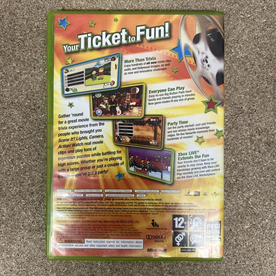 Scene It? Box Office Smash (Xbox 360) [Complete & Tested] - Image 3 of 4