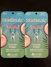 Skintimate Sensitive Quattro Razor Blades For Women. 4 Ct Razors