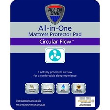 Water-Resistant Hypoallergenic Mattress Pad & Pillow Protector 15in Deep