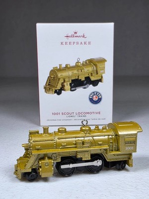Hallmark  Lionel Trains 1001 Scout Locomotive Ornament 2019 LE-723-130