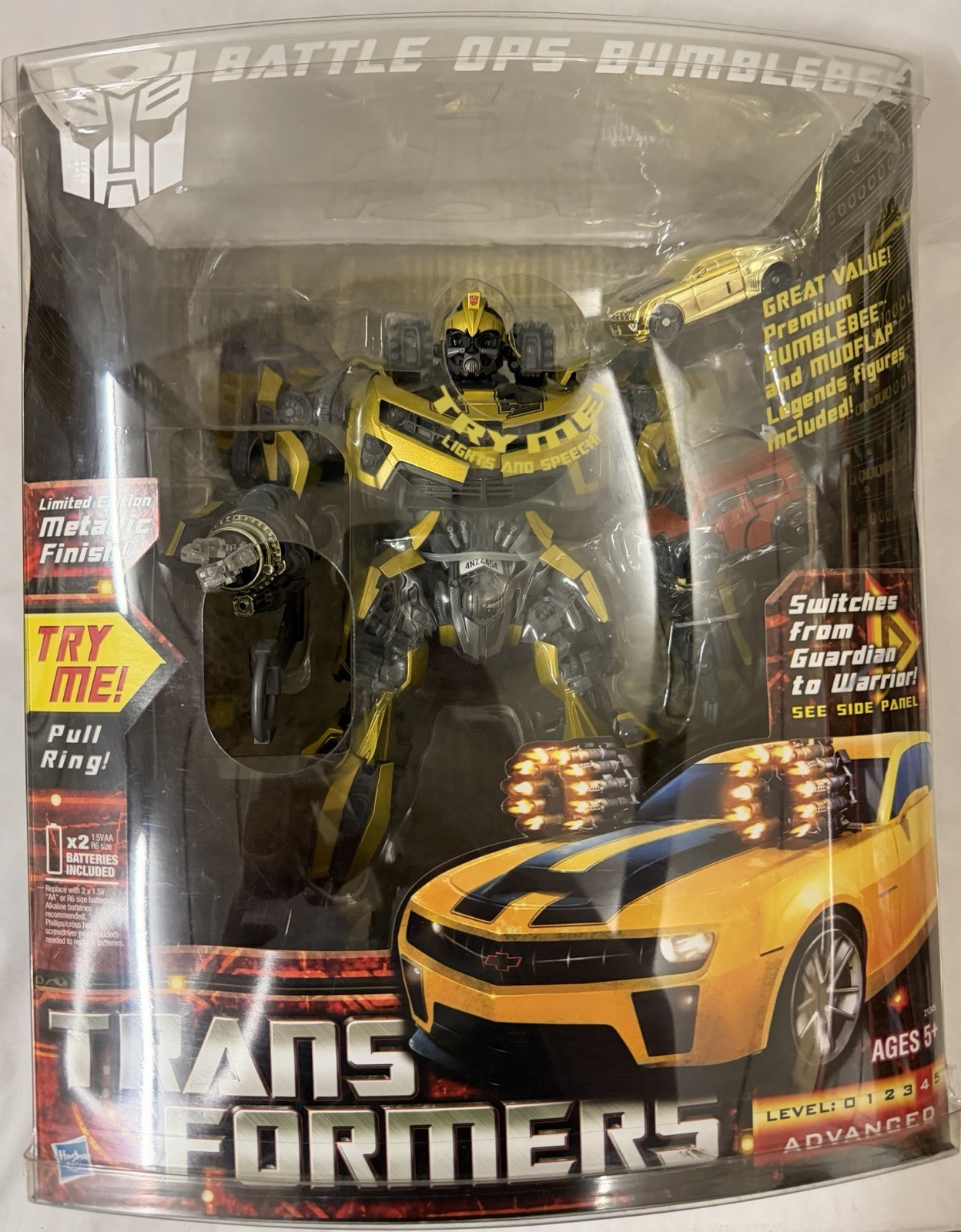 Transformers Battle Ops Bumblebee Metallic Limited Edition New And Sealed 2010