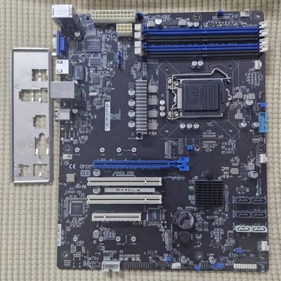 ASUS Serverboard P11C-X : LGA1151 C242 ATX DDR4 Dual LAN  TPM 2.0