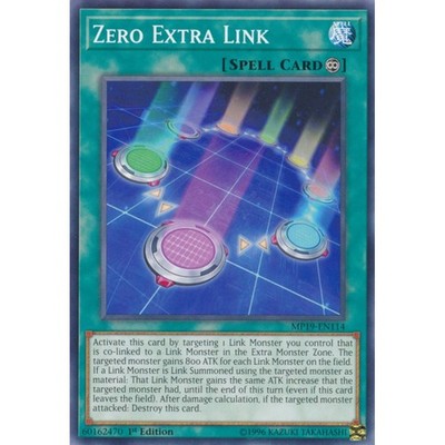 Yu-Gi-Oh TCG MP19-DE114 C Zero Extra Link 2019 Gold Sarkophag Tin Mega Pack