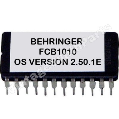 Behringer FCB1010 Firmware Update Chip Version 2.50.1E Eprom