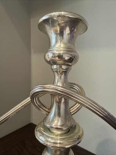 Antique Gorham Sterling Silver Pair 3 Arm Candelabra Candlestick Convertible 770 - Picture 10 of 16