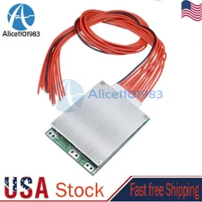 48V 13S 35A Battery Li-ion BMS PCB PCM Balance Circuit Module For E-bike US
