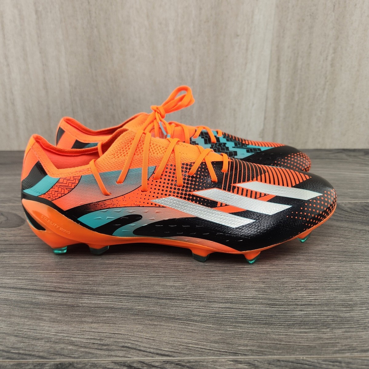 Adidas X Speedportal Messi.1 FG Size 10 Mens Orange Soccer Cleats