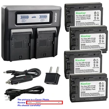 Kastar LCD LCD Dual Fast Charger for Sony NP-FZ100 BC-QZ1 & Sony Alpha ILCE-7RM3