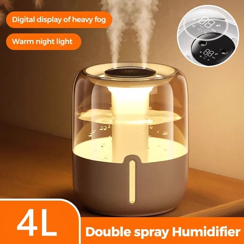 4L Humidifier Cool Mist Air Purifier for Home Baby Bedroom Plant Quiet Indoor - Picture 2 of 17