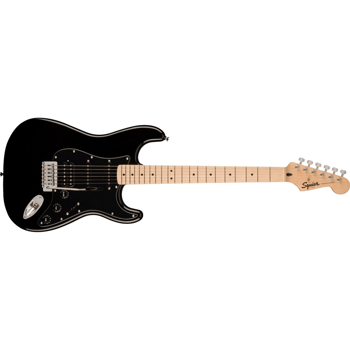 Squier Sonic Stratocaster HSS ブラック Squier Sonic Stratocaster HSS Electric Guitar - Black