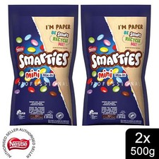 Nestle Smarties Mini Pieces - 1kg (2 x 500g Pouches)
