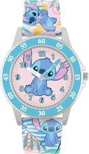 Image of Disney Lilo And Stitch Blue Printed  Time Teacher Watch