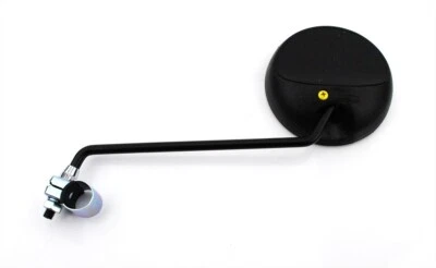 Mofa Moped Mokick universal Rund bumm Spiegel + Schelle Schwarz